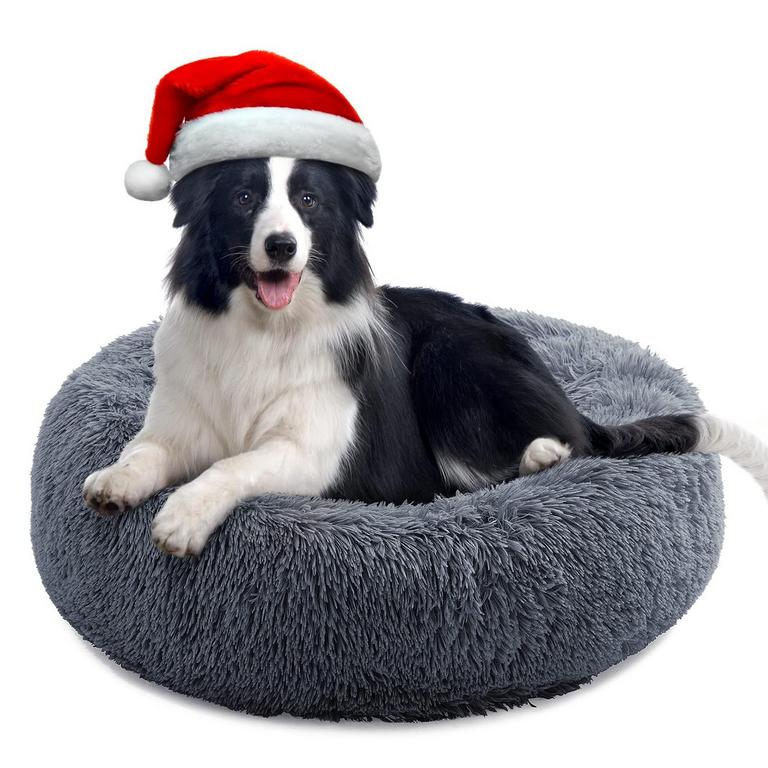 MEDIUM DOG BED DARKGREY