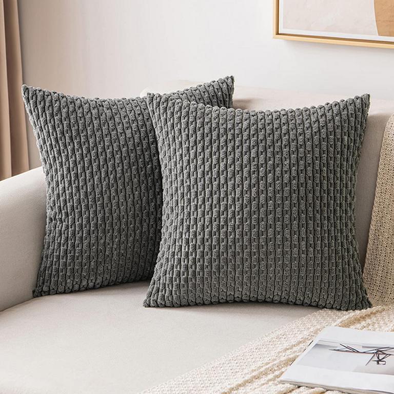MIULEE STRIPED PILLOW COVERS