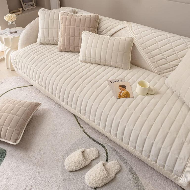 VCTOPS PLUSH SOFA COVER