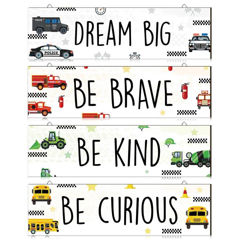 LEINUOSEN KIDS WALL DECOR 4PK 