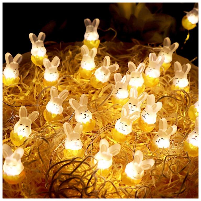 SUPERGIFT BUNNY STRING LIGHTS 10'