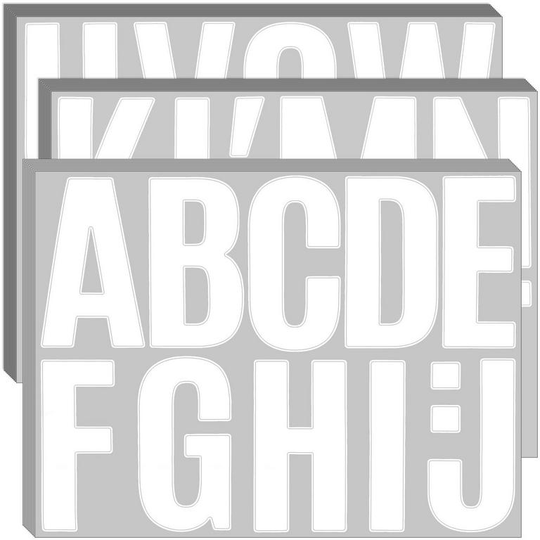 ALPHABET STICKERS 4IN