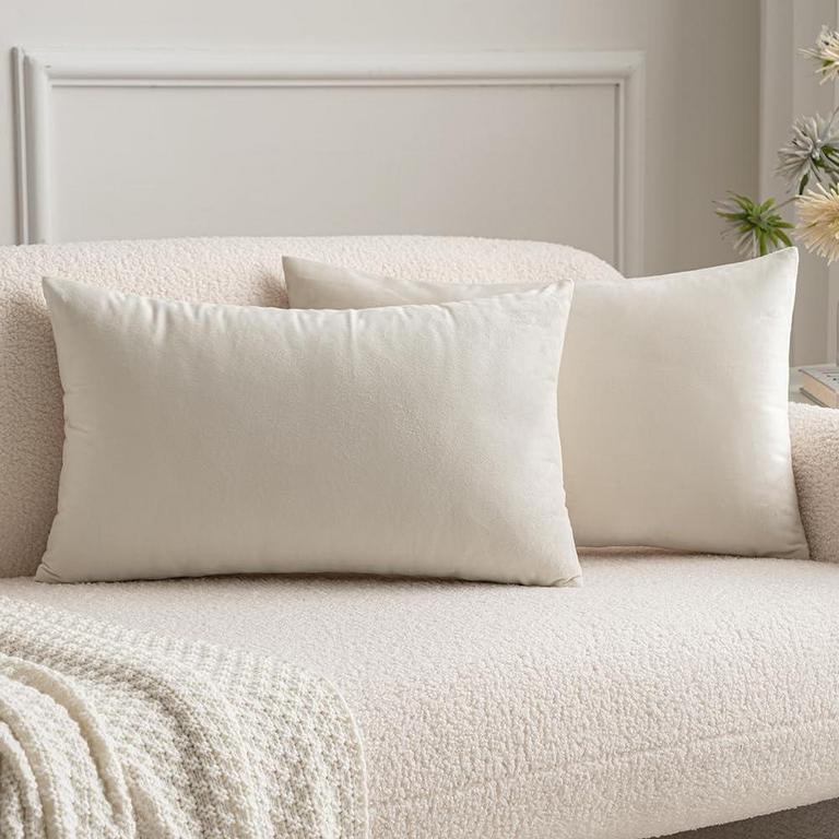 2 MIULEE VELVET PILLOW COVERS