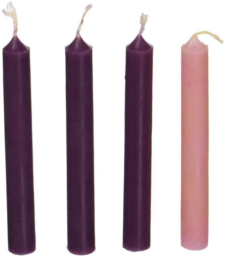 ADVENT CANDLE SET 4PC