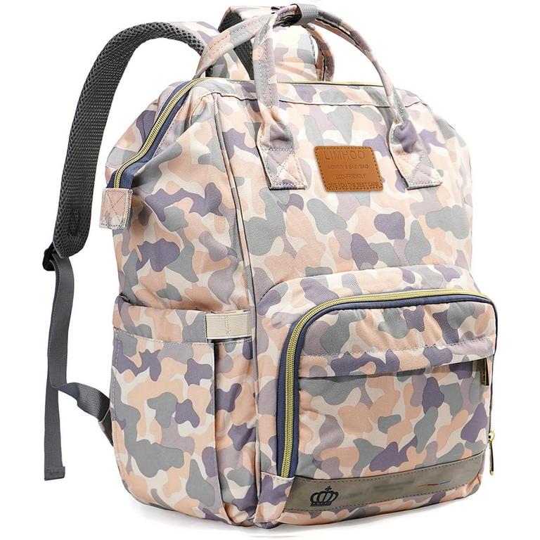 CAMO DIAPER BAG BACKPACK