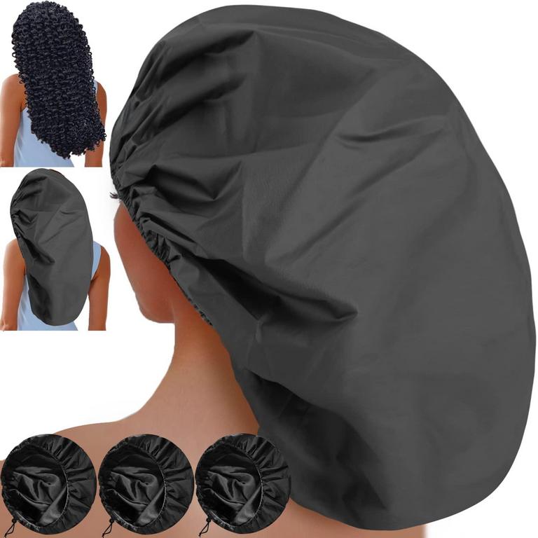SHEOMERN SATIN SHOWER CAPS