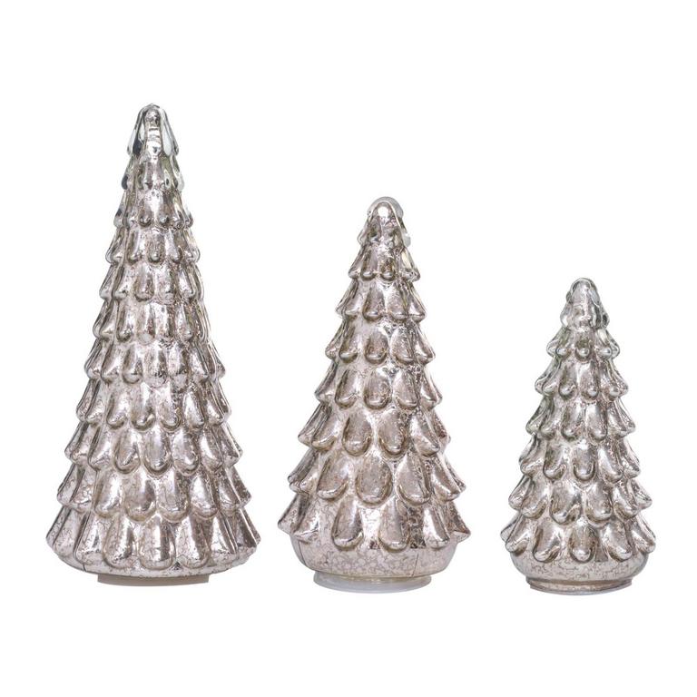 COSTYLEEN GLASS XMAS TREES