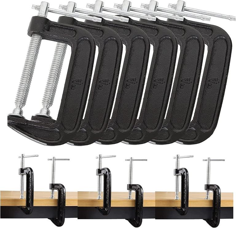 APACALI 6-PC 4" C-CLAMPS