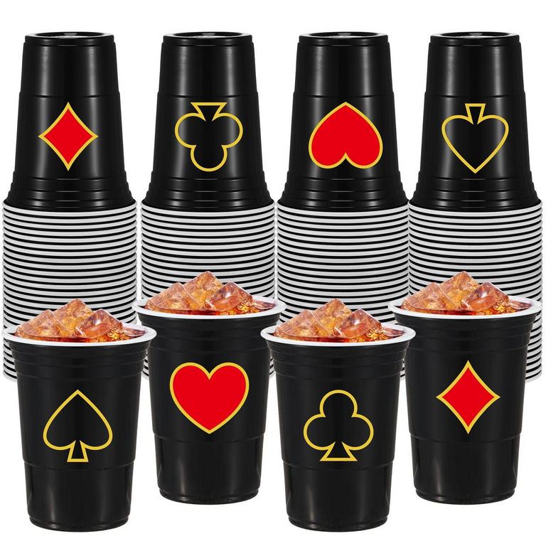 48-PC CASINO PARTY CUPS