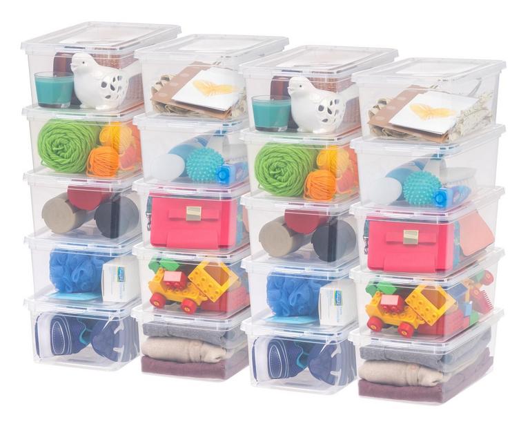 IRIS USA PLASTIC BIN 20PK