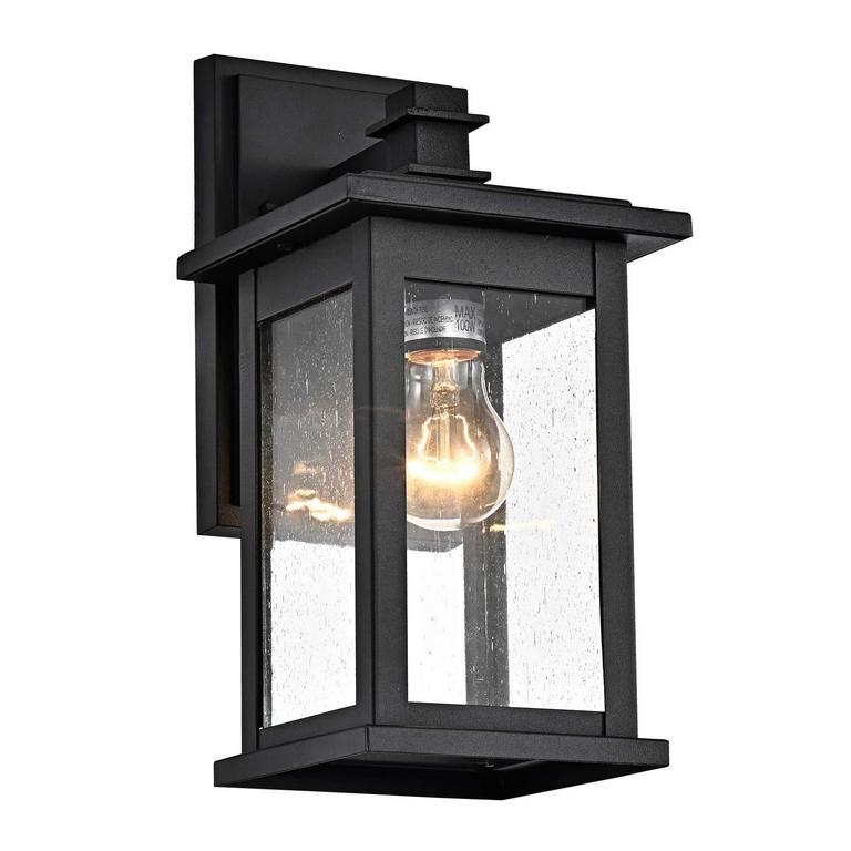 MICSIU BLACK WALL LANTERN