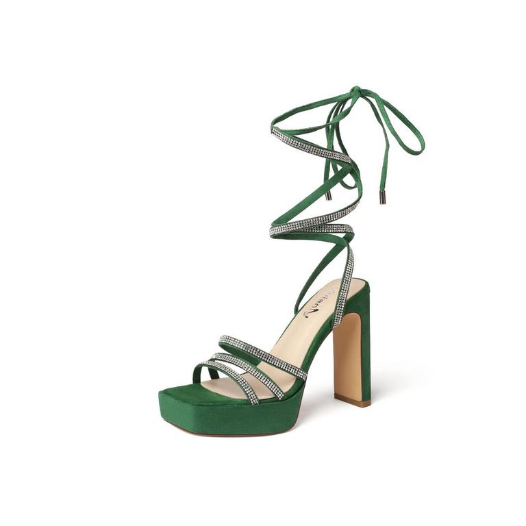 VIVIANLY LACE UP HEEL SZ 10