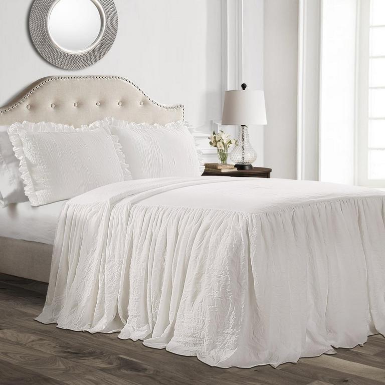 LUSH DECOR RUFFLE BEDSPREAD 3PC SET 