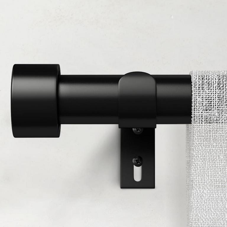 TDZWIN BLACK CURTAIN ROD 30"-90"