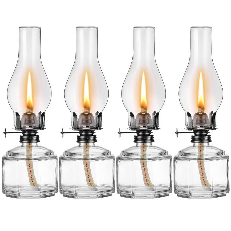 YAHENDA 4PC OIL LAMP SET