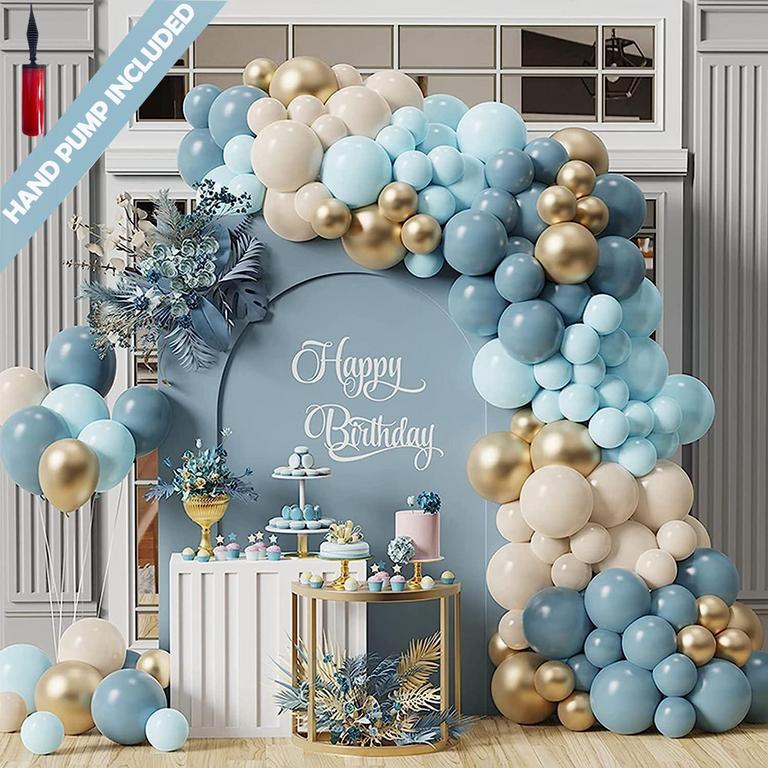 DUSTY BLUE BALLOON ARCH KIT