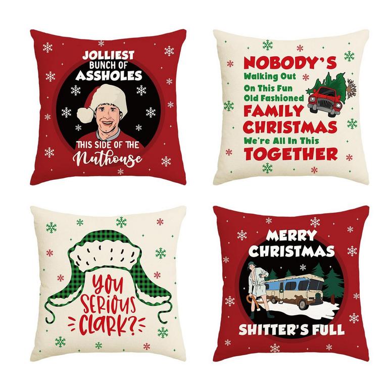 GRISWOLD XMAS PILLOW COVERS