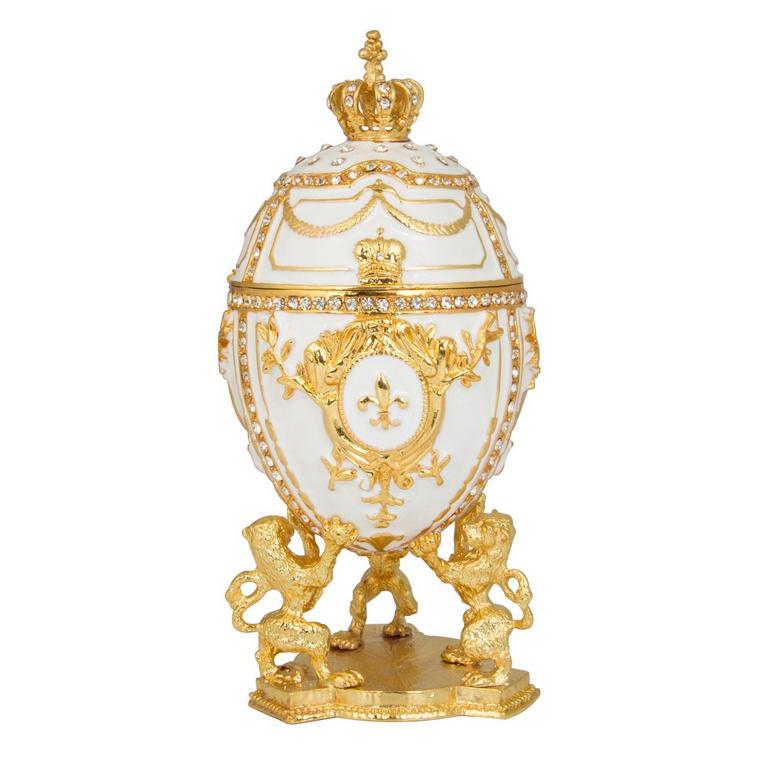QIFU FABERGE EGG TRINKET BOX