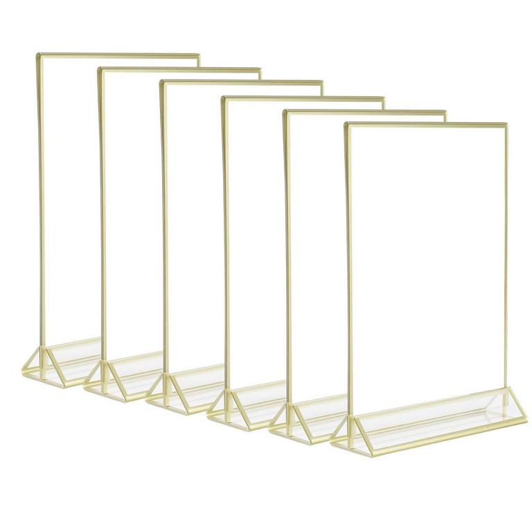 ACRYLIC MENU HOLDERS 6PK