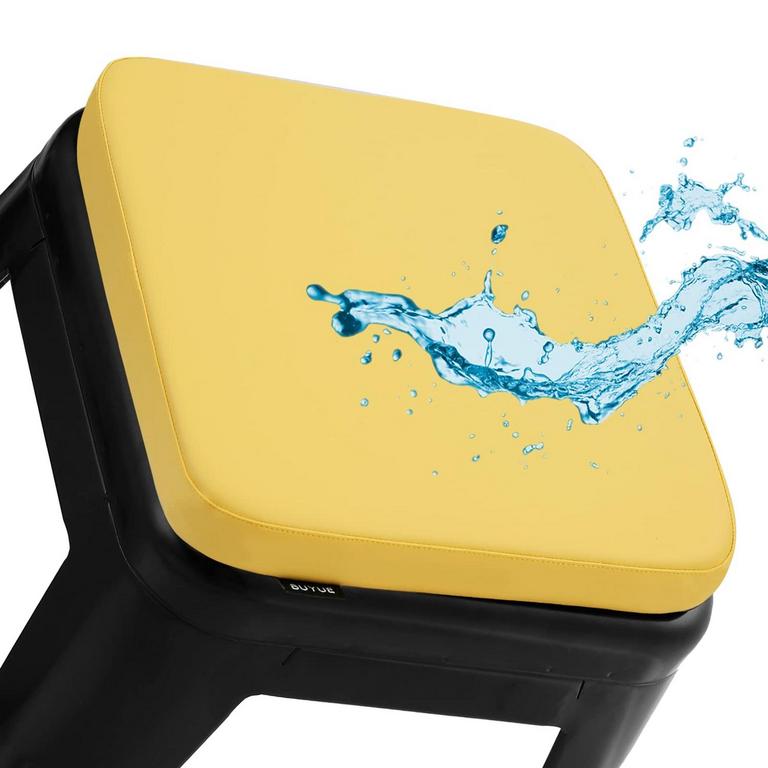 BUYUE YELLOW BAR STOOL CUSHION