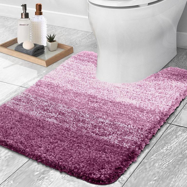 OLANLY LUXURY TOILET RUG 20"X20"