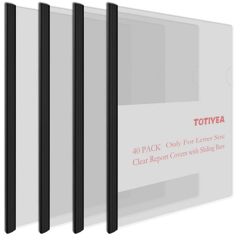 40PK CLEAR REPORT COVERS