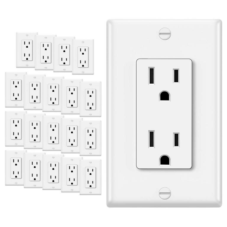 ELECTECK WALL OUTLET 20PK