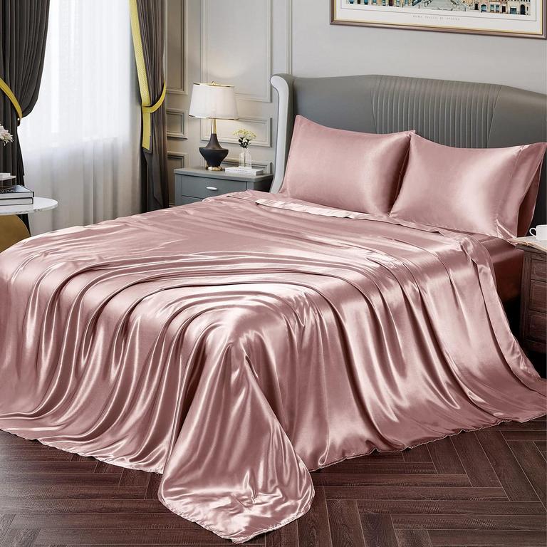 VONTY SATIN KING SHEETS 4PC