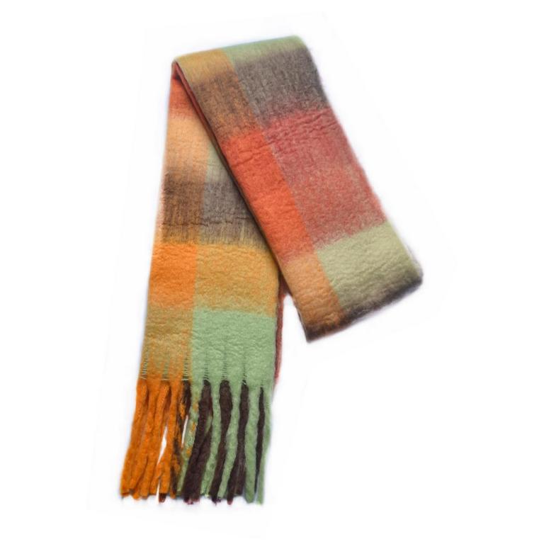 PLAID WINTER SCARF