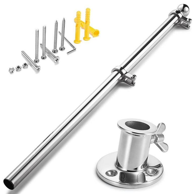 MARINE FLAG POLE SET