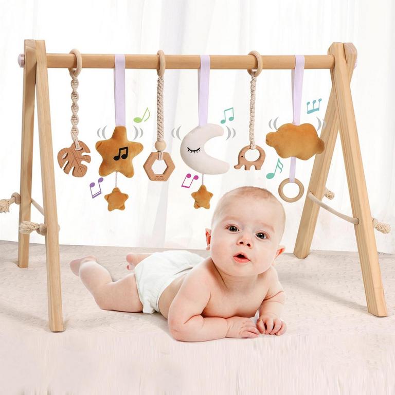 WOODEN BABY PLAY GYM