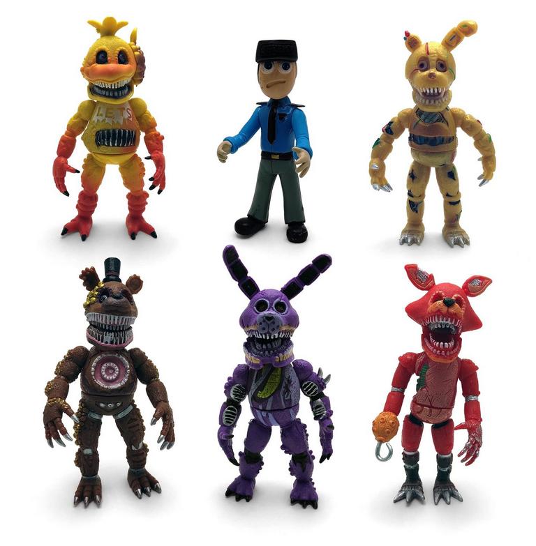 TOYSVILL FNAF ACTION FIGURES 6PK