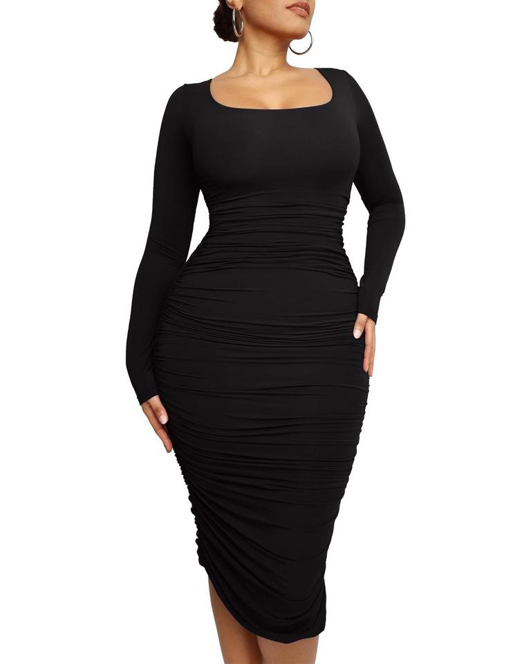 SHAPELLX RUCHED DRESS