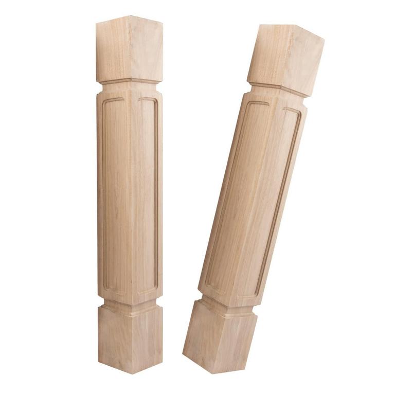 2 LA VANE 35.5" WOOD LEGS