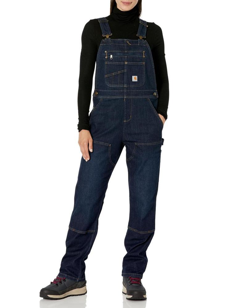 CARHARTT XS DENIM BIB OVERALLS
