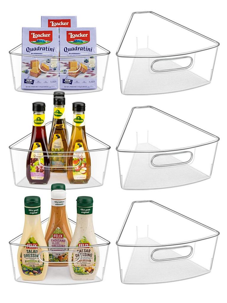 6PK LAZY SUSAN CABINET BINS