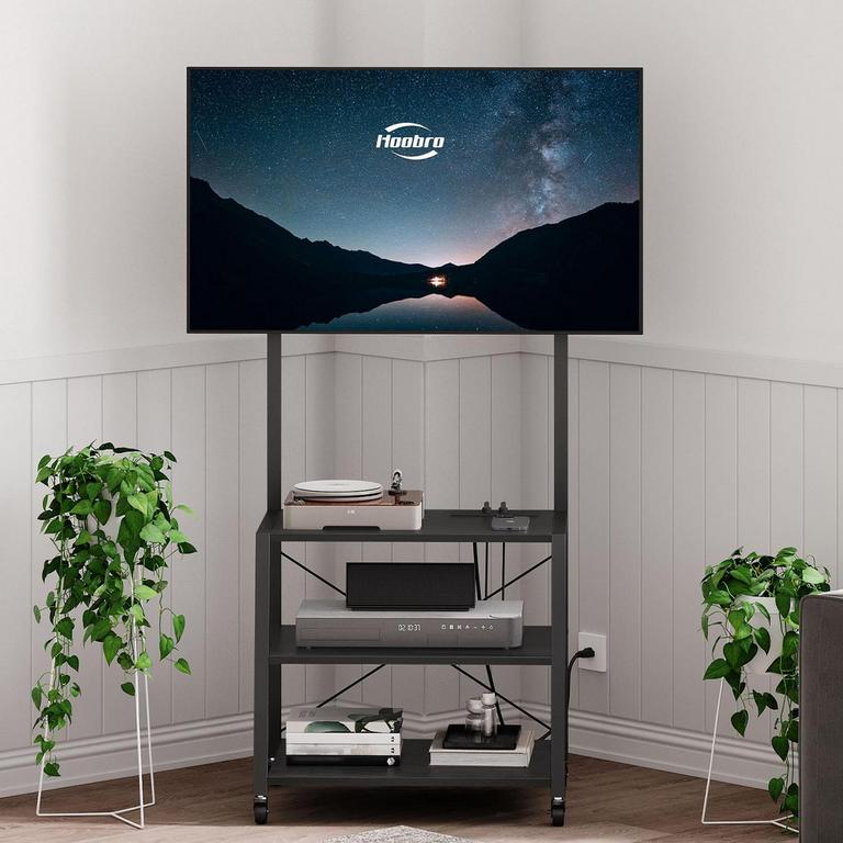 ROLLING 55" TV STAND