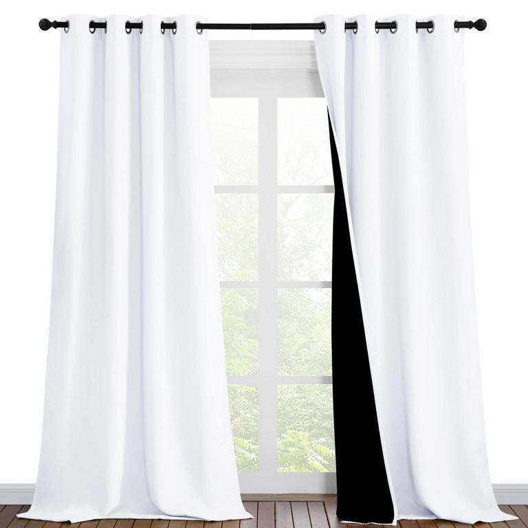 2 NICETOWN 90IN BLACKOUT CURTAINS