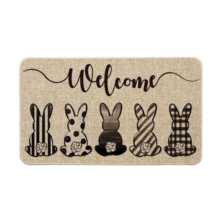 EASTER BUNNY DOORMAT 17"X29"