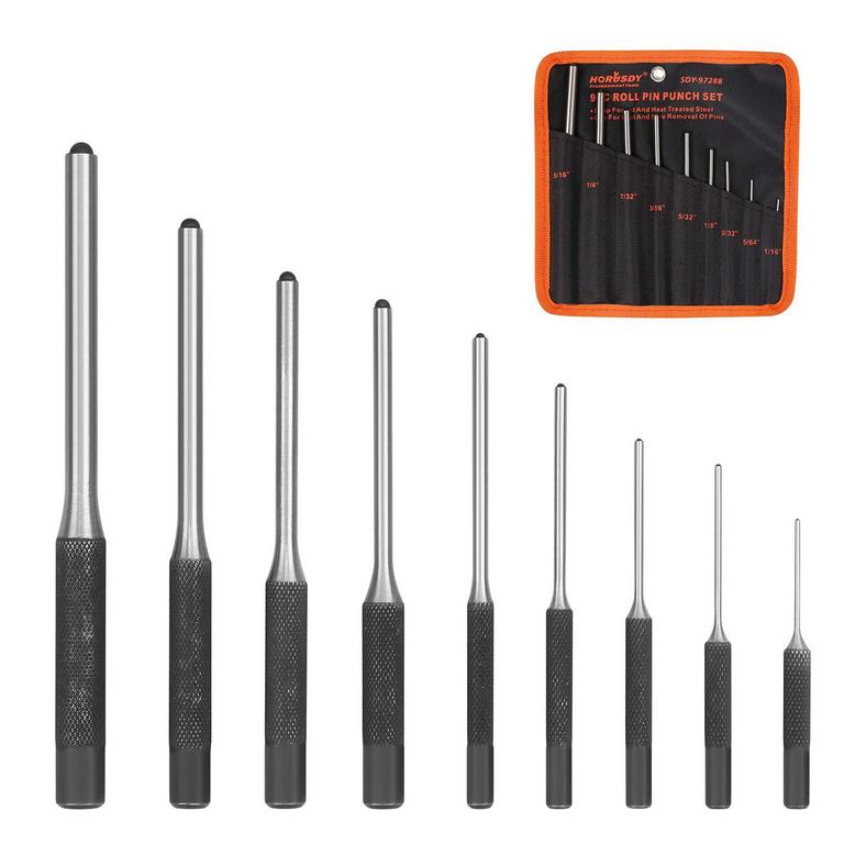 HORUSDY 9PC ROLL PIN PUNCH