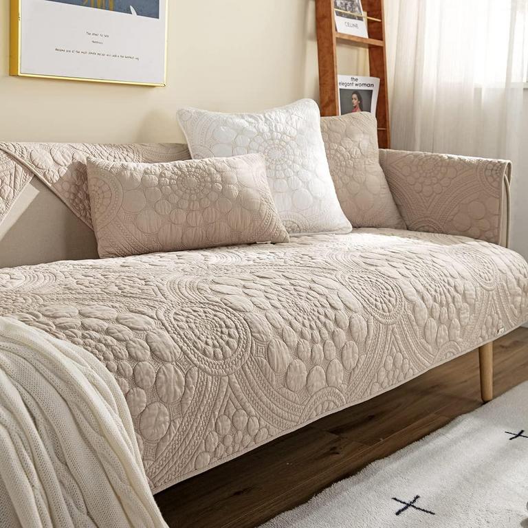 VCTOPS KHAKI SOFA COVER