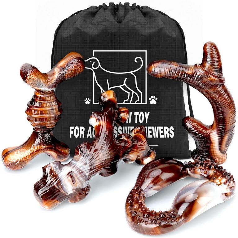 TONYEST 4PK DOG CHEW TOYS