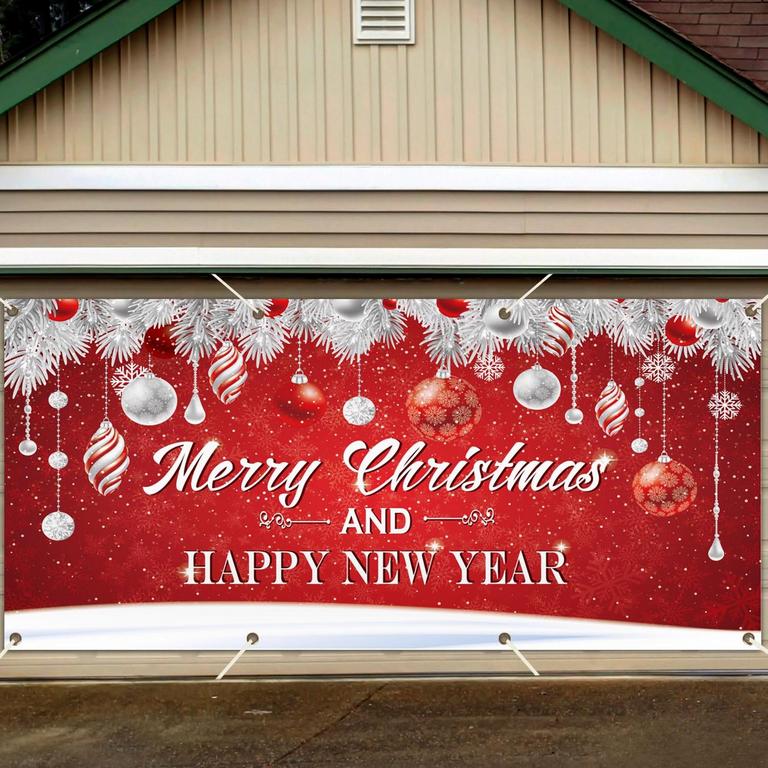 CHRISTMAS GARAGE BANNER