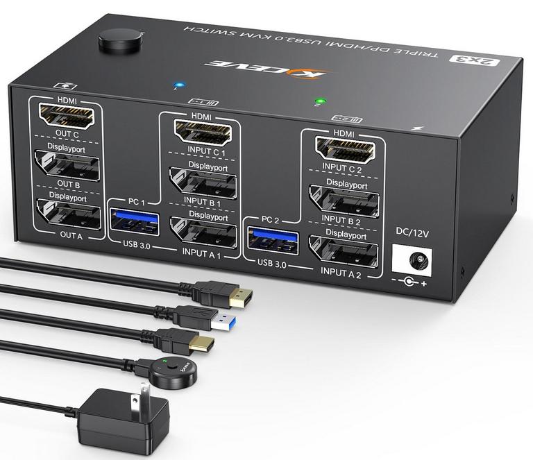 MLEEDA 8K KVM SWITCH