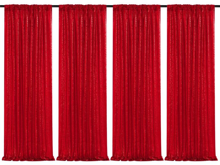 SOARDREAM RED SEQUIN BACKDROP