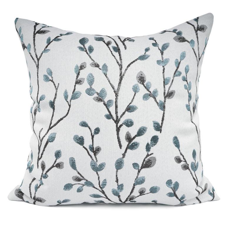 TEAL LEAF CUSHION COVER