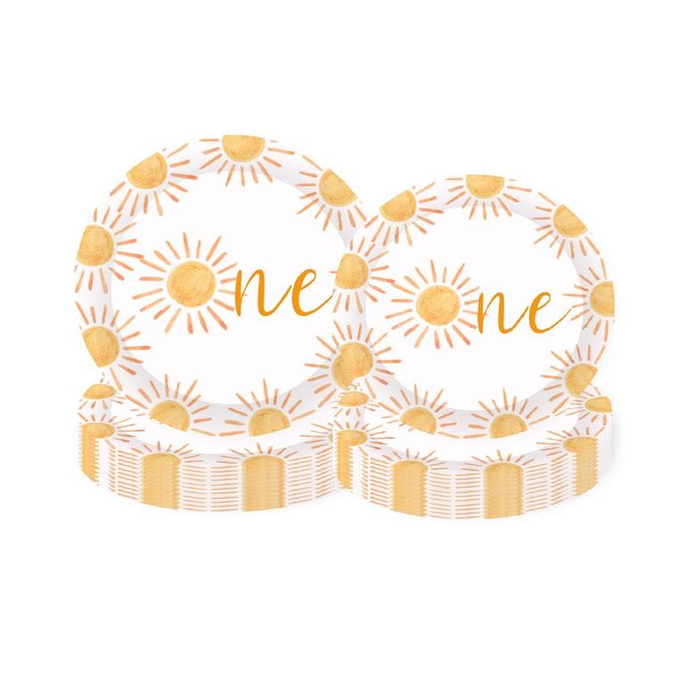BOHO SUN BIRTHDAY PLATES