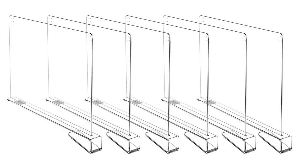 HBLIFE 6PK SHELF DIVIDERS