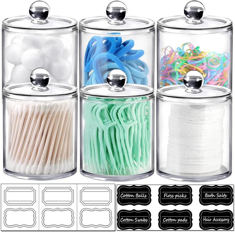 6PK Q-TIP DISPENSER JARS