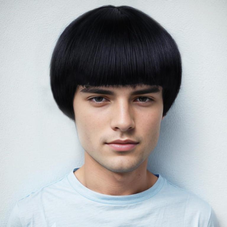 SHORT BLACK WIG